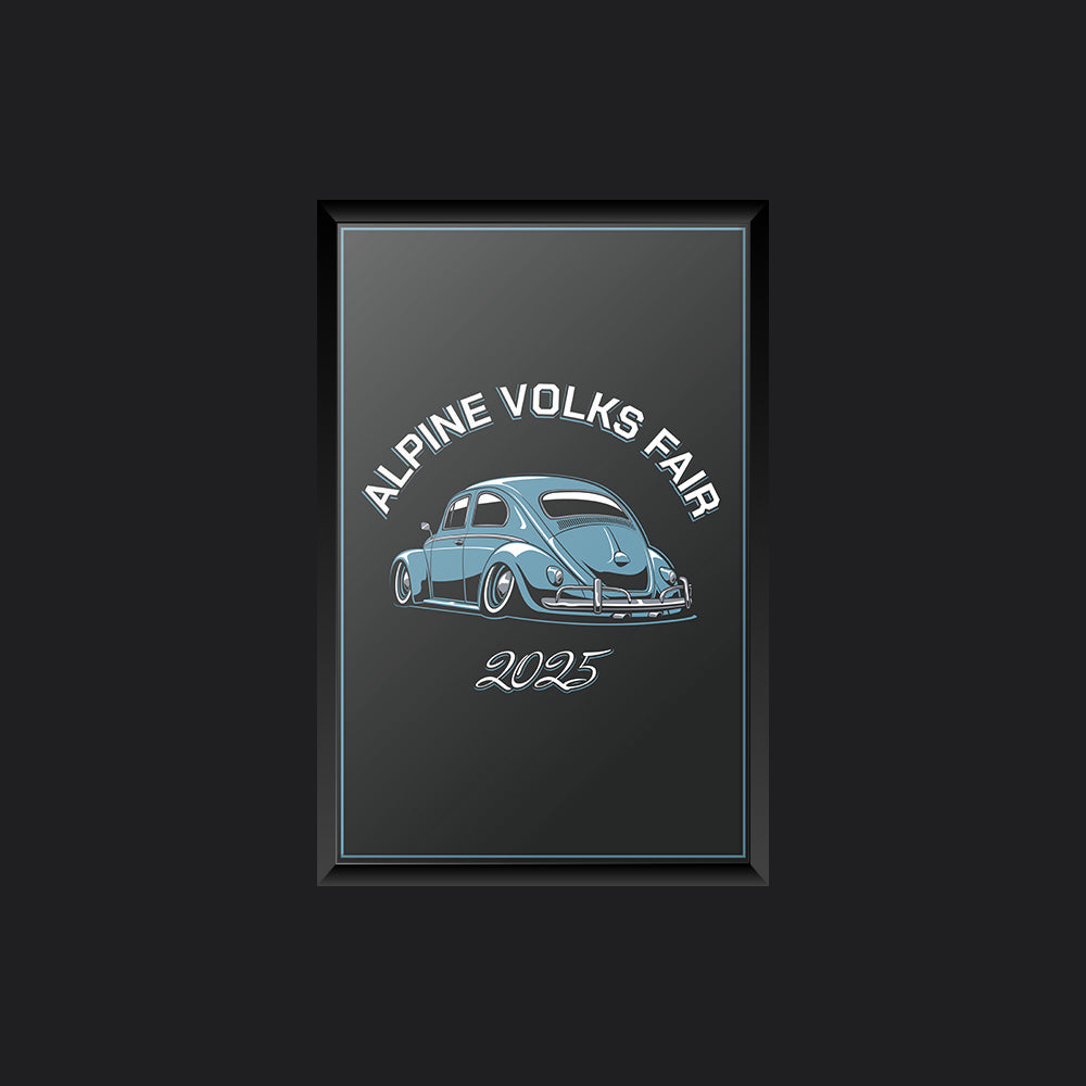 Alpine Volks Fair 2025 Beetle Print (Black)