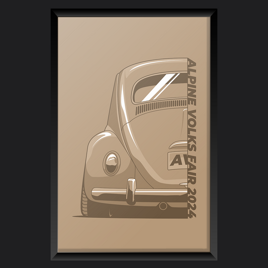 Alpine Volks Fair 2024 Beetle Print