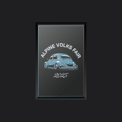 Alpine Volks Fair 2025 Beetle Print (Black)