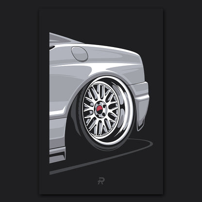 Ferrari 360 BBS LM Print